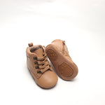 Consciously Baby Leather Combat Boot | Color 'Sand'
