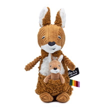 Les Deglingos Ptipotos Allezou the Kangaroo w/ Baby, Brown – Crib & Kids