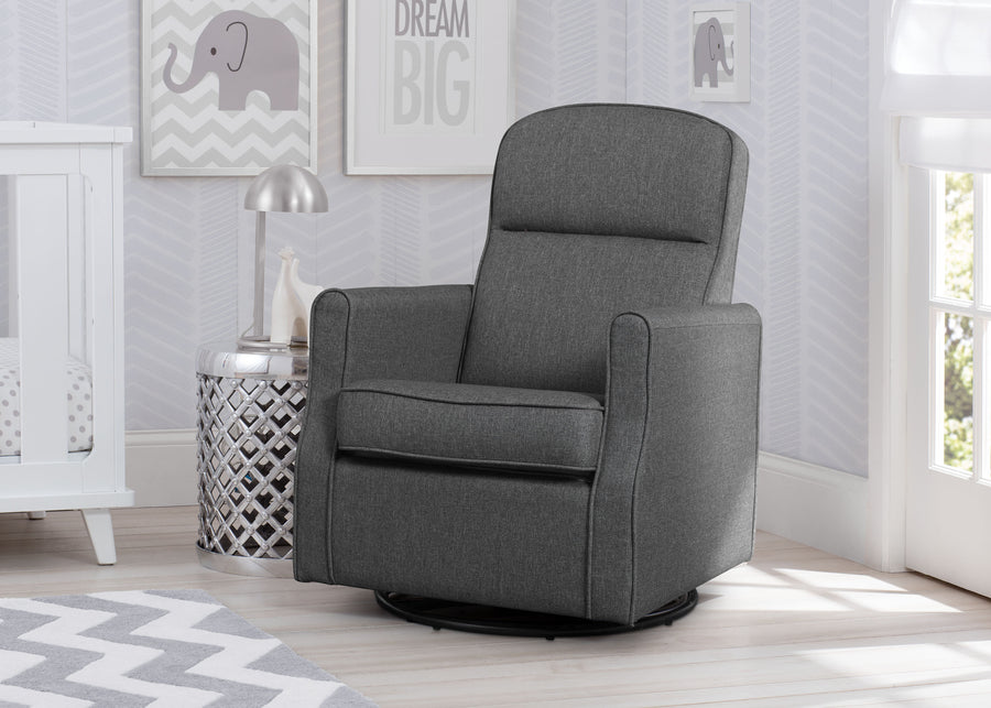 delta children glider Blair Slim Nursery Glider Swivel Rocker Chair – Crib & Kids