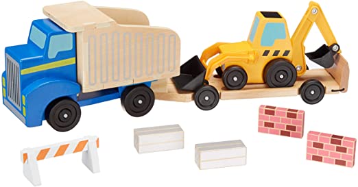 Melissa and sale doug tractor trailer