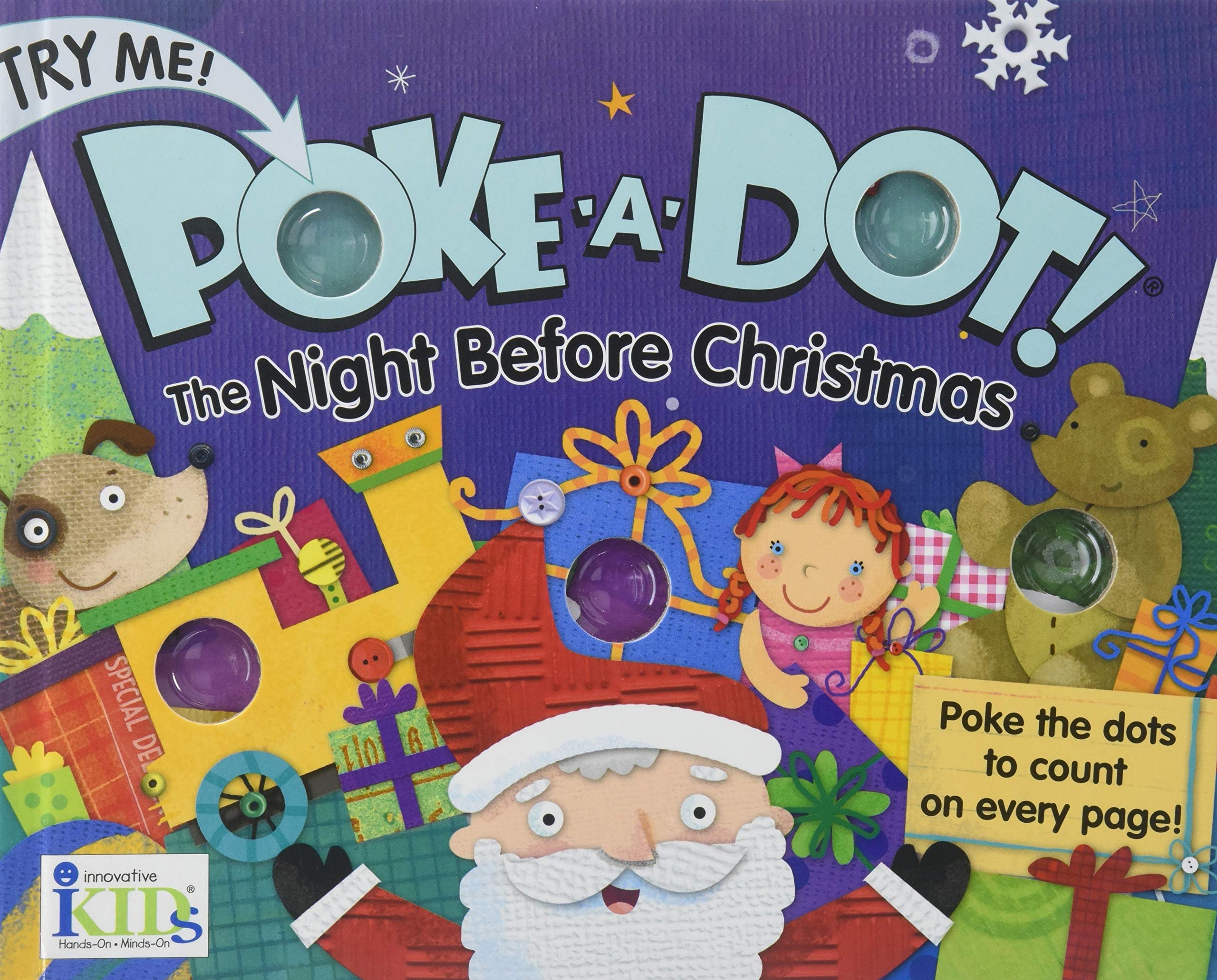 Melissa & Doug- Poke-a-Dot - The Night Before Christmas Board Book