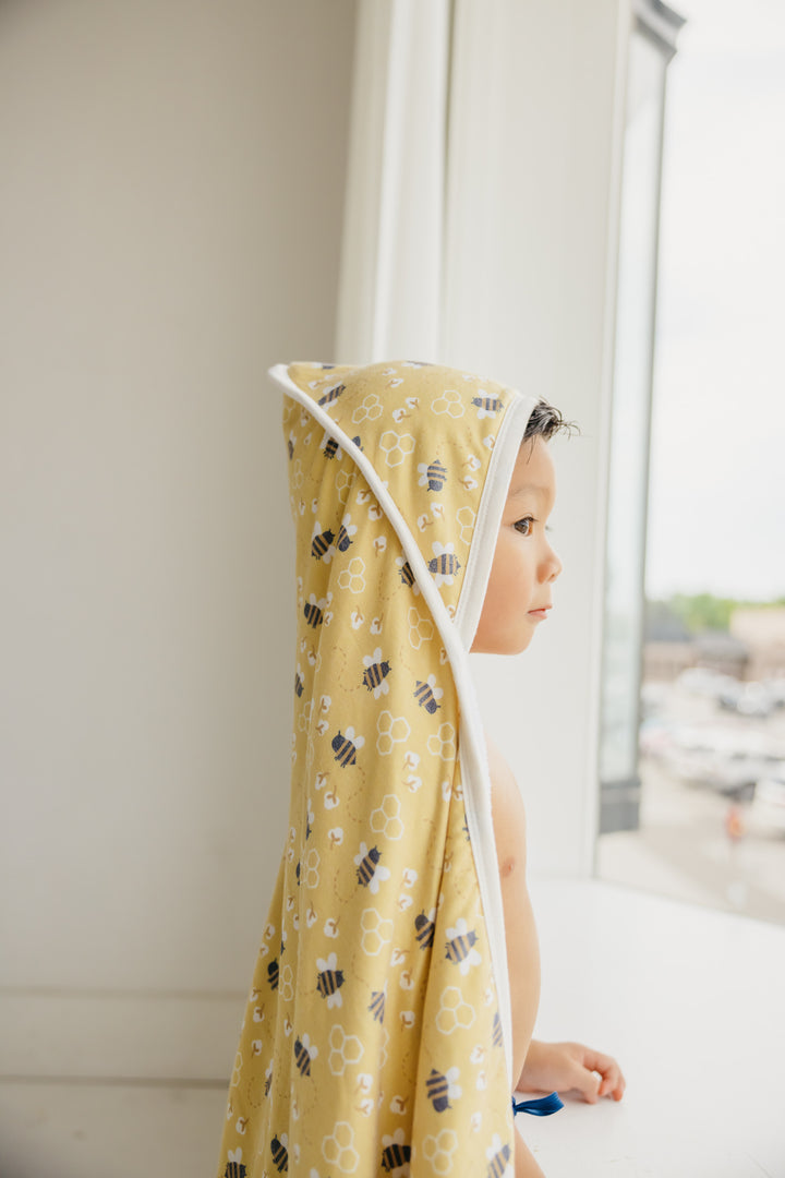 Copper Pearl Premium Knit Hooded Towel | Honeycomb