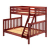 Maxtrix High Twin XL Over Queen Bunk Bed with Ladder