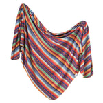 Copper Pearl Knit Swaddle Blanket | Serape