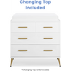 Delta Children Sloane 4-Drawer Dresser with Changing Top RTA