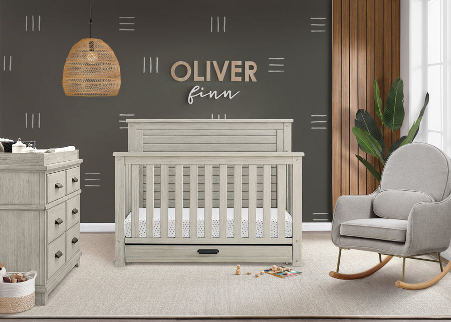 delta children caden crib Delta Children- Caden 6-in-1 Convertible Crib with Trundle Drawer