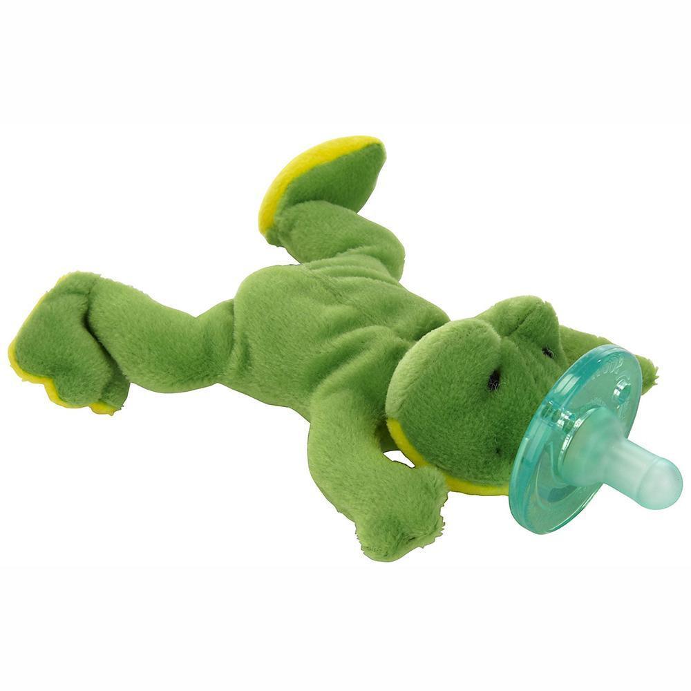 Wubbanub Pacifier Green Frog Crib & Kids