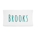 Sugar + Maple Changing Pad Cover - Centered Name