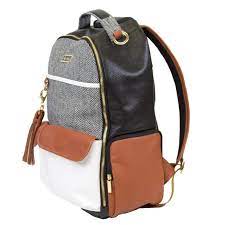 Boss Plus™ Large Diaper Bag Backpack Coffee and Cream