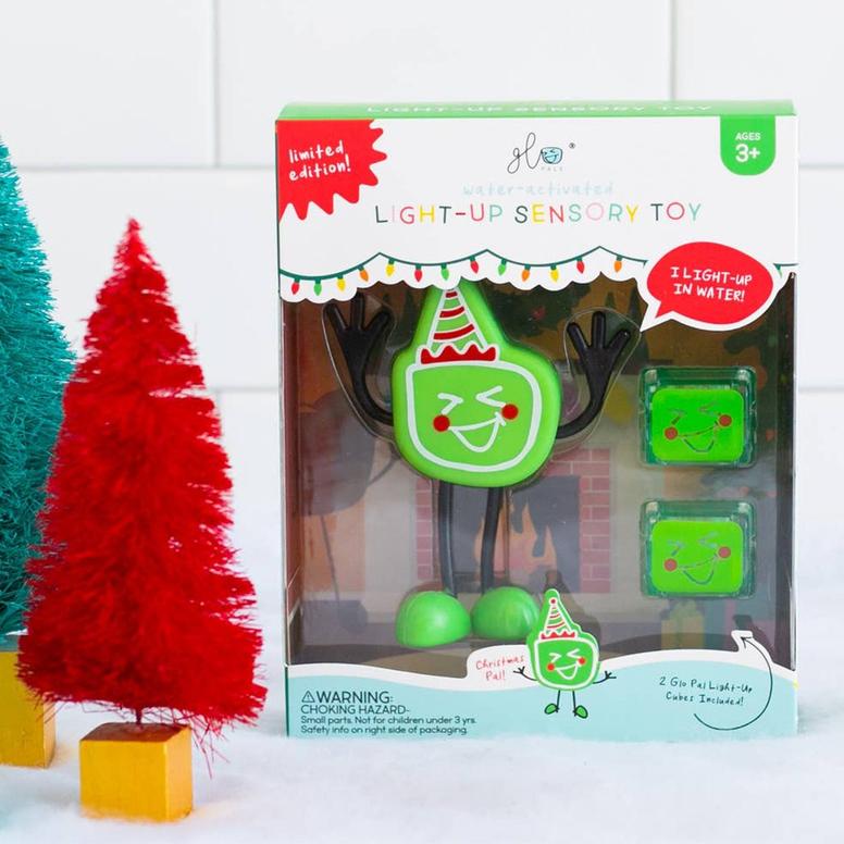 Glo Pals Christmas Pal Character with 2 Light-Up Cubes