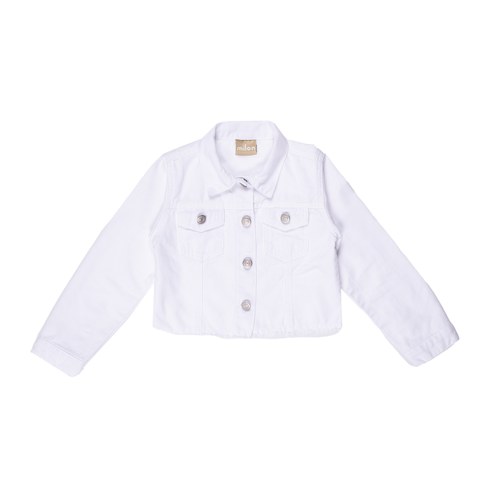 Kids white 2025 jean jacket