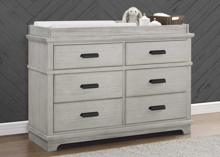 Delta Children- Asher 6 Drawer Dresser with Changing Top