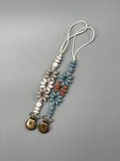 Three Hearts & Co. Aster Pacifier Clip & Toy