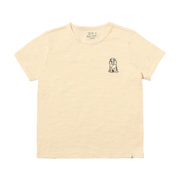 Me & Henry Marine Embroidered Tee | Cream Henry