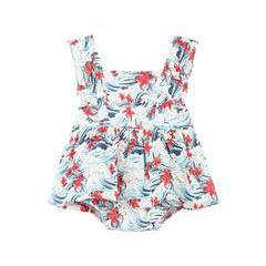 Vignette Casey Onesie Dress | Hawaiian Waves