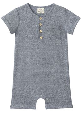 Me & Henry Camborne Romper | Heathered Navy