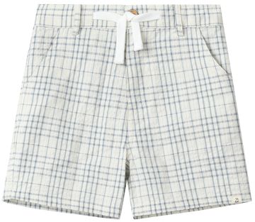 Me & Henry Crew Woven Shorts | Chambray/Cream Plaid