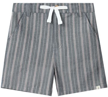 Me & Henry Crew Woven Shorts | Chambray/Red Plaid