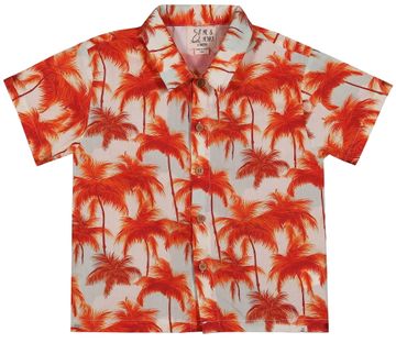 Me & Henry Maui Printed Woven Shirt | Dusk Palms