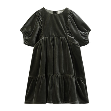 Vignette Noah Dress | Sage Velvet