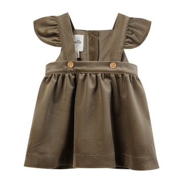 Vignette Brielle Pinafore | Fawn