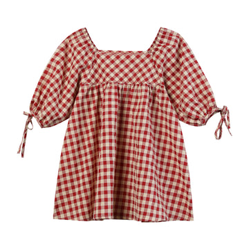Vignette Olivia Dress | Red Check