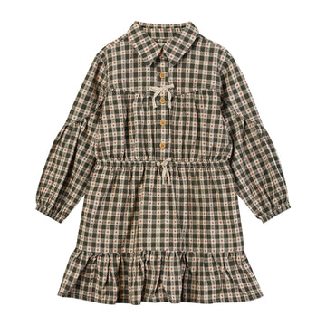 Vignette Madelyn Dress | Green Check