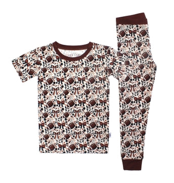Fletch Game Day Blooms 2 Piece Pajama Set (Short Sleeve/Pants)