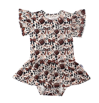 Fletch Game Day Blooms Bodysuit Twirl