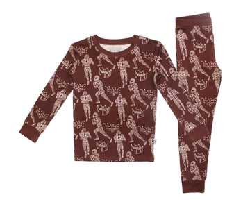 Fletch Playmaker (Brown) 2 Piece Pajama Set