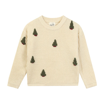 Vignette Zoey Sweater | Cream Forest Trees