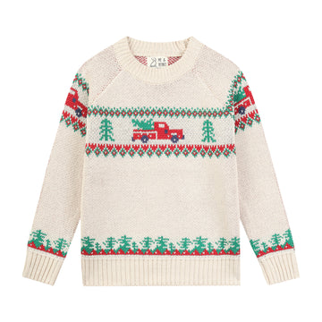 Me & Henry Woody Sweater | Christmas Car