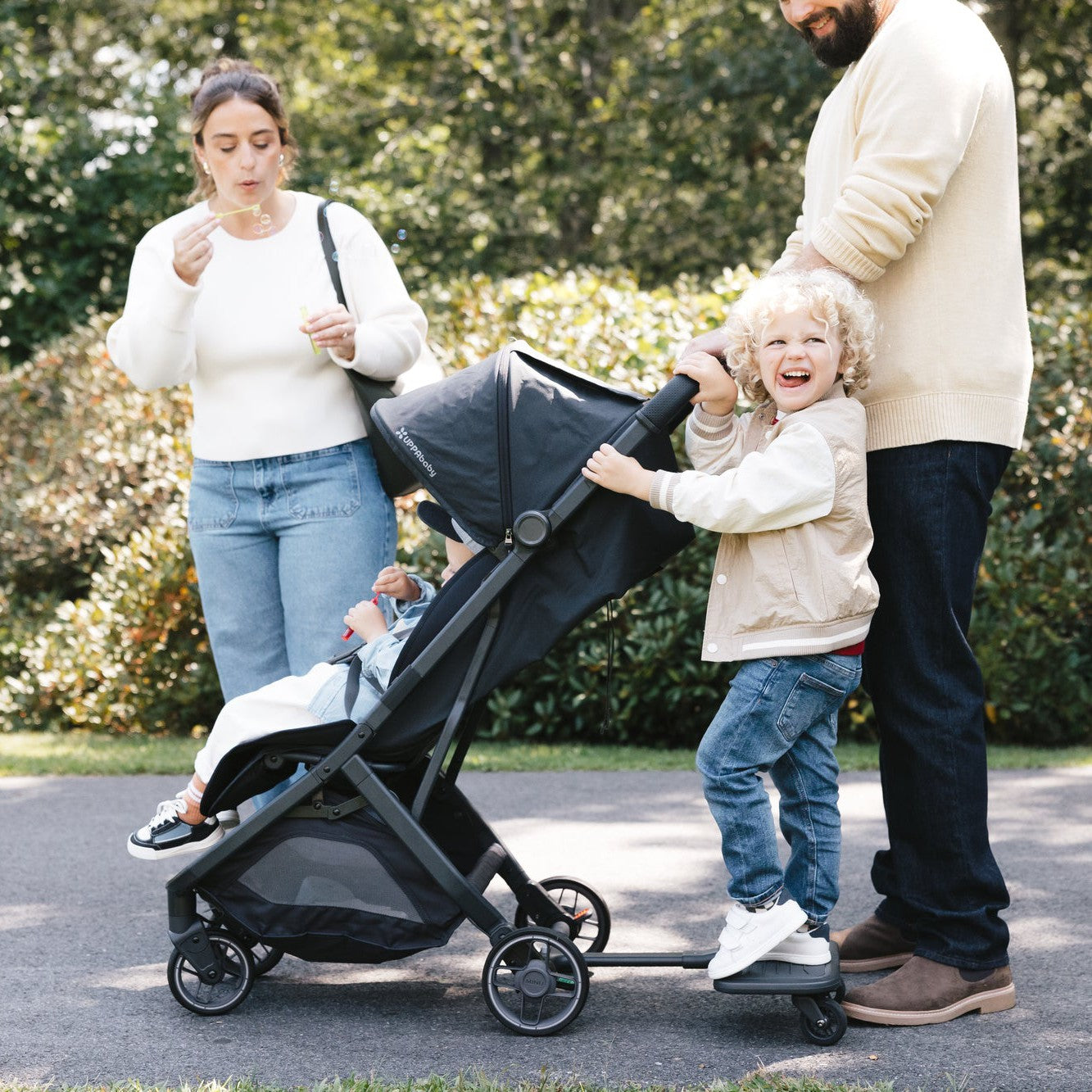 uppababy minu blue UPPAbaby Minu V3 Stroller – Crib & Kids