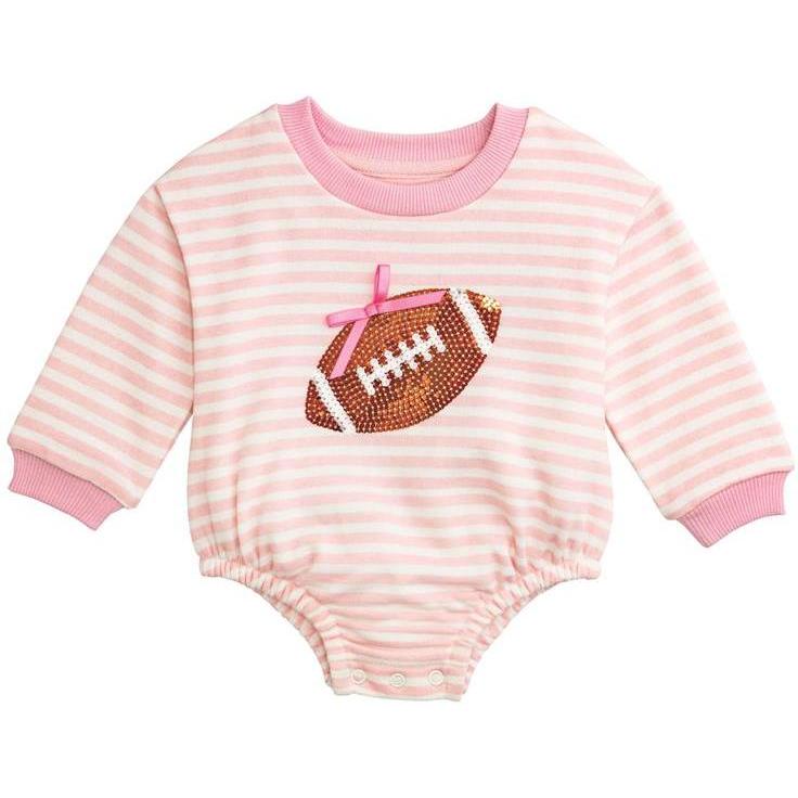 Mud Pie Sequin Football Bubble