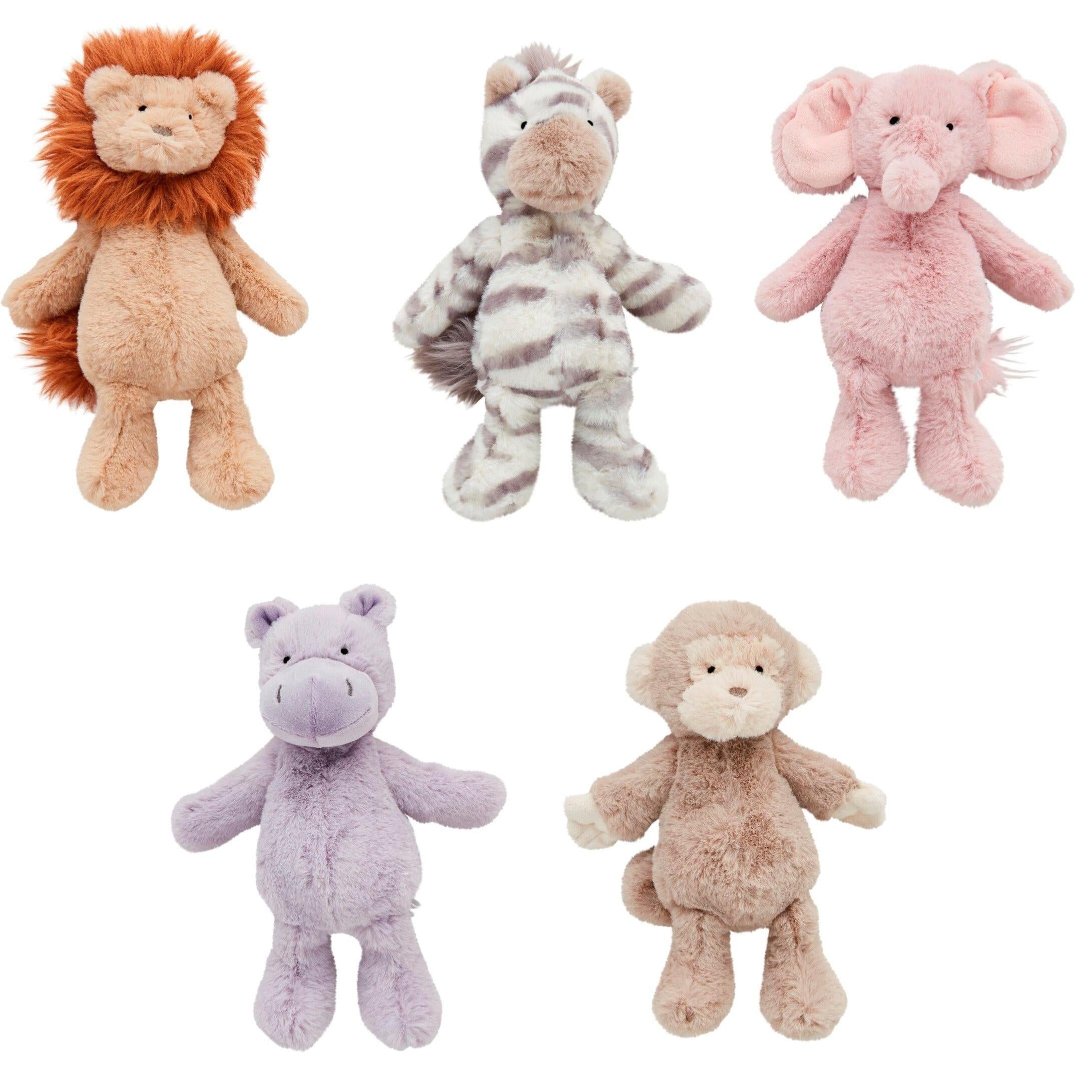 Mud Pie Safari Plush Rattle Pals