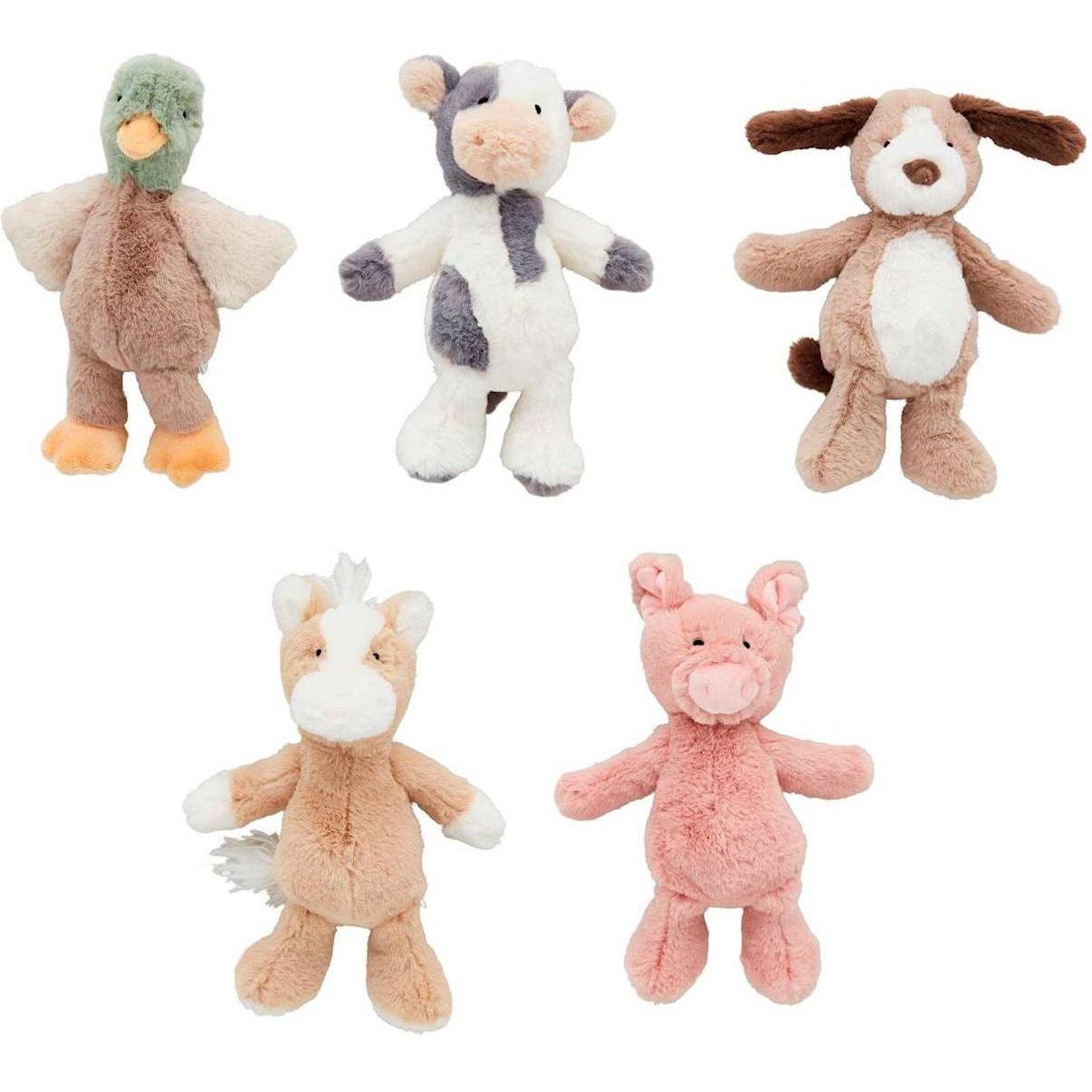 Mud Pie Farm Plush Rattle Pals