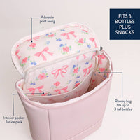 *Chill Like A Boss™ Ribbons & Roses - Bottle Bag