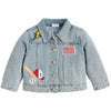 Mud Pie Boy Denim Patch Jacket