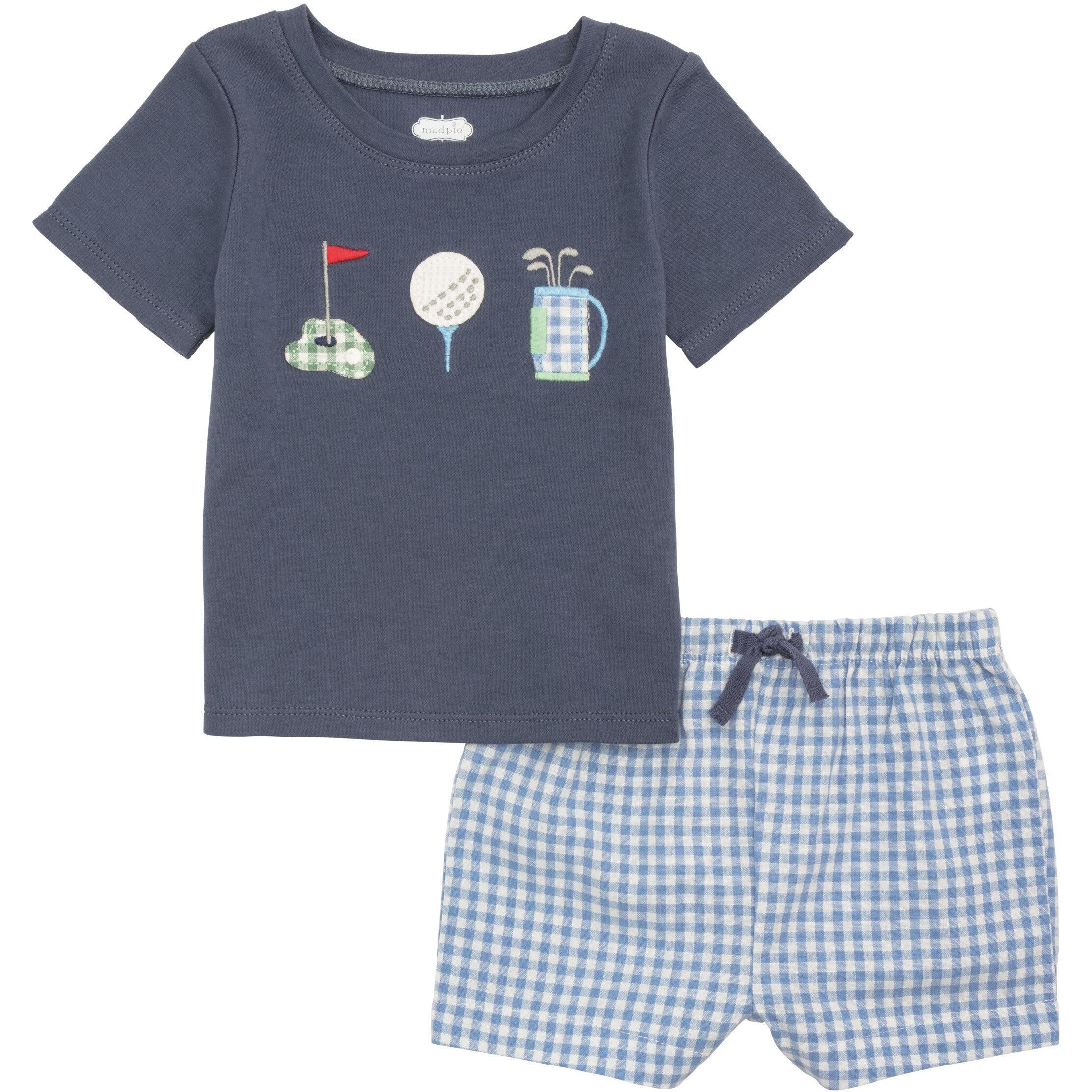Mud Pie Golf Short Set