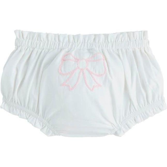 Mud Pie Ivory Chain Bow Diaper Cover