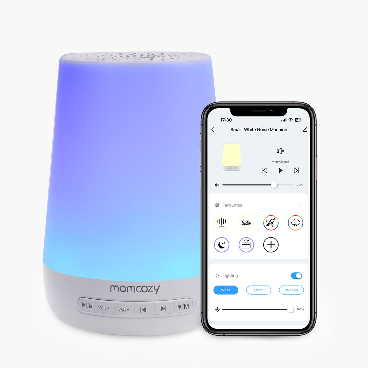Momcozy Smart Baby Sound Machine | App Remote Control