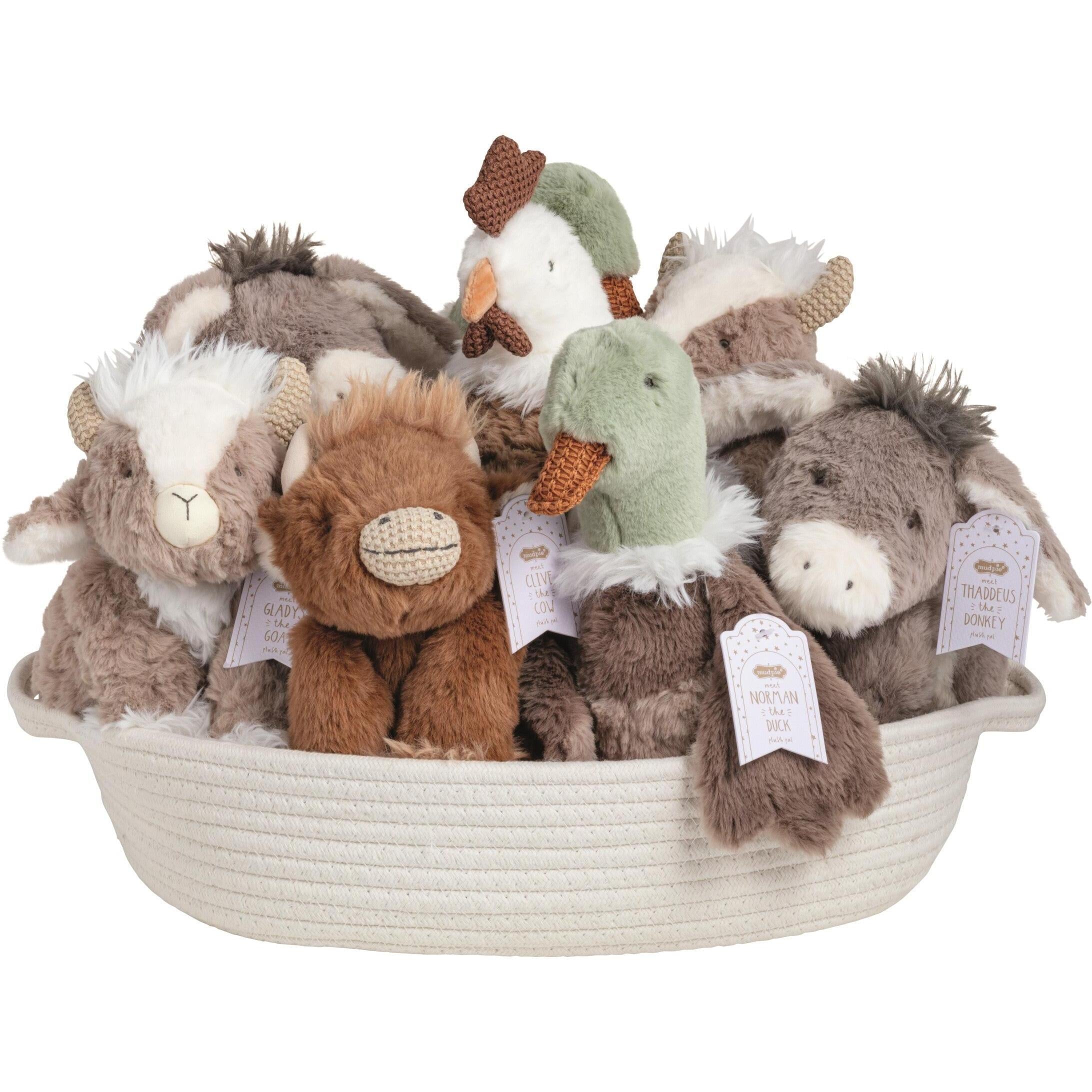 Mud Pie Barnyard Plush Pals