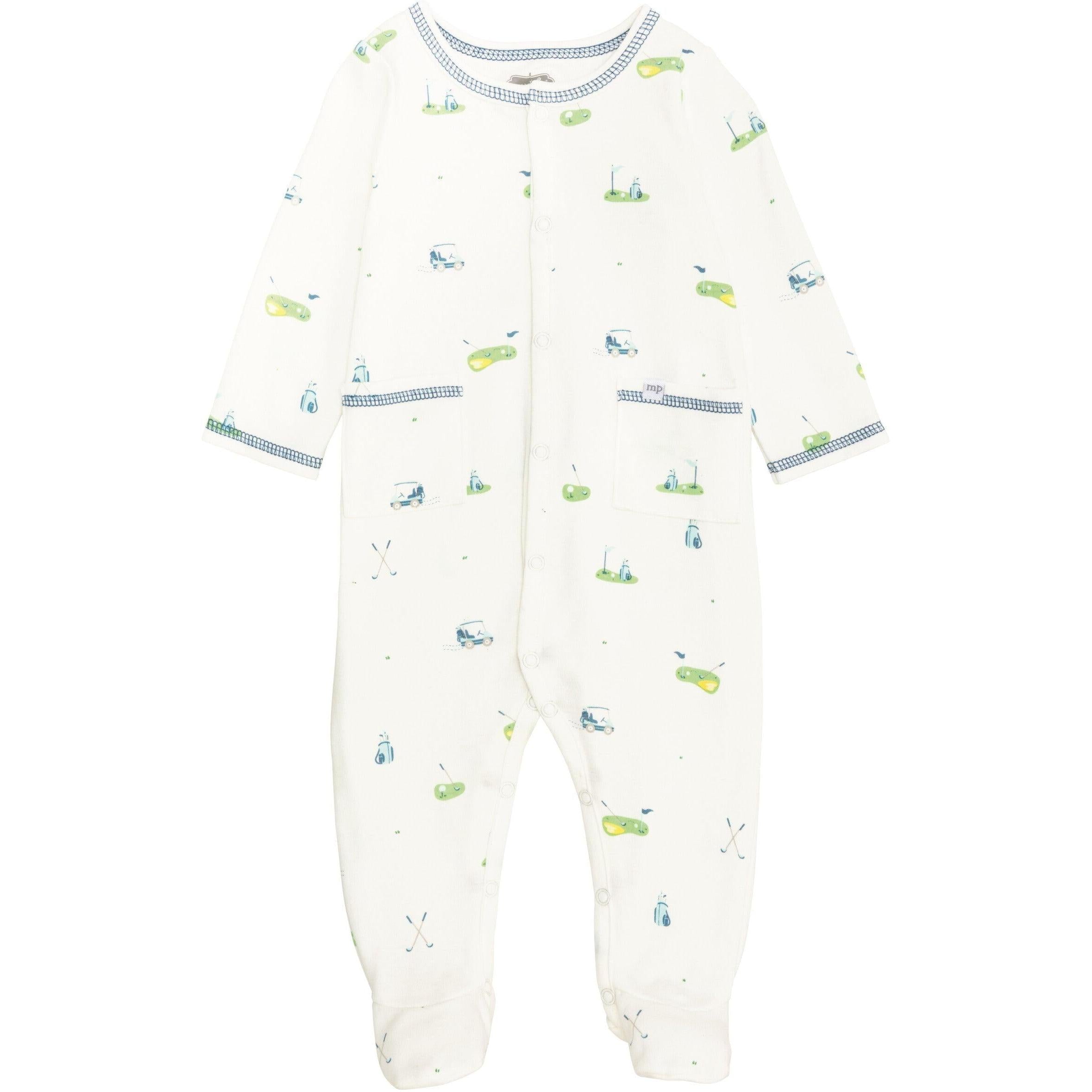 Mud Pie Print Boy Golf Sleeper