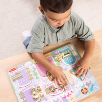 Melissa & Doug Princess Castle Latches Board