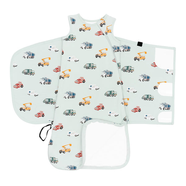Sleep Bag Swaddler - City Vehicles