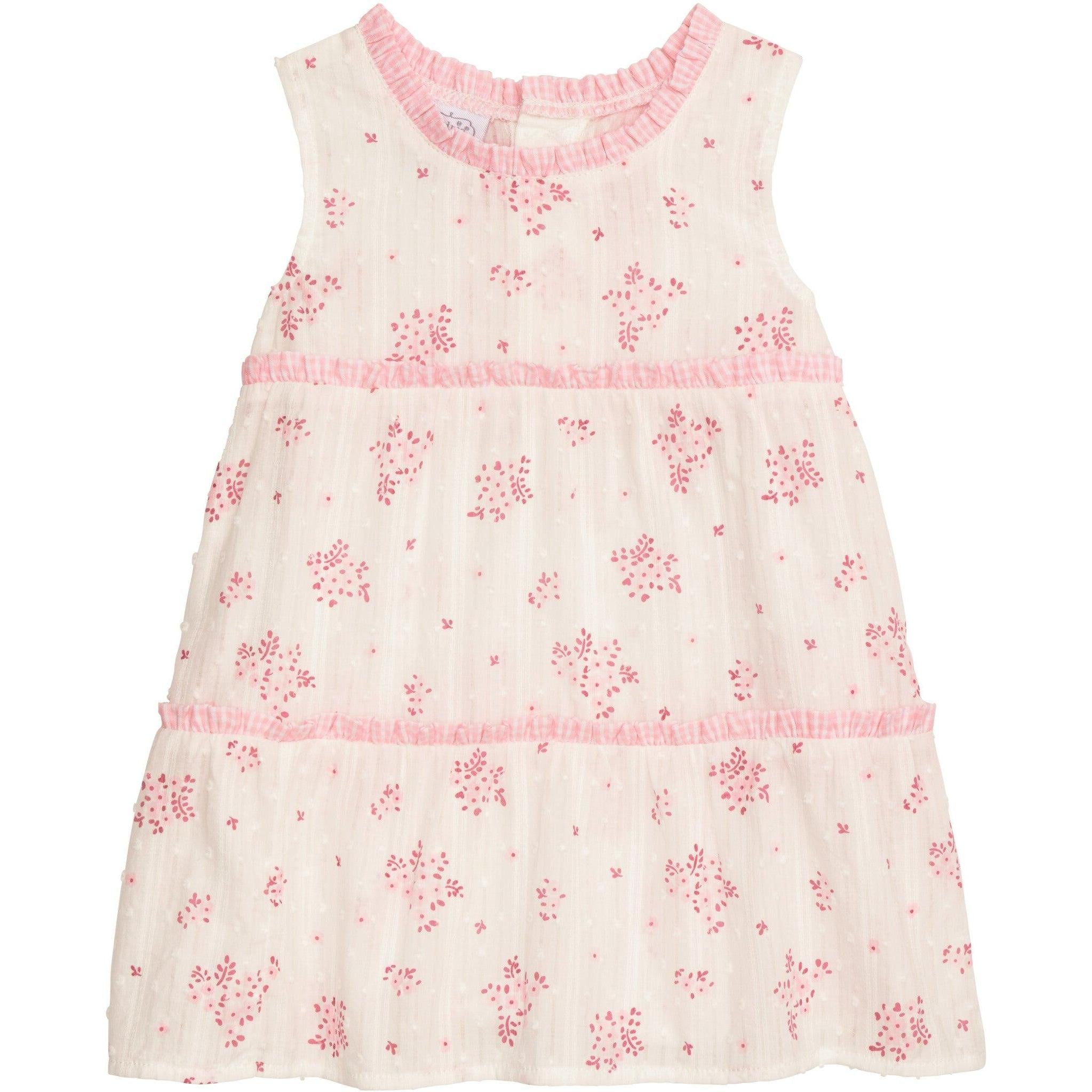 Mud Pie Pink Blossom Tiered Dress