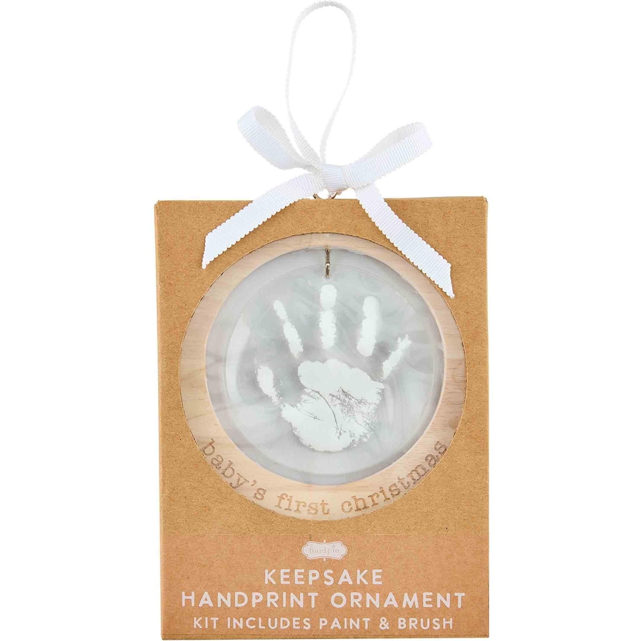 Mud Pie Baby's First Handprint Ornament Kit