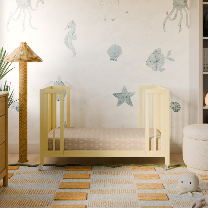 Babyletto Rolli 9-in-1 Convertible All-Stages Crib with Bassinet & Toddler Bed Conversion Kits