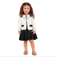 Milon Dress with Coat | Black