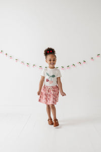 Baby Sprouts Girl's Short Sleeve Tee: Cherries